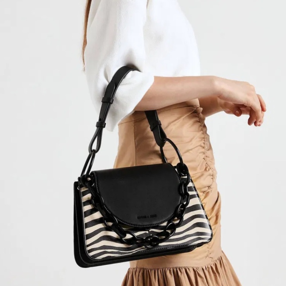 Charles and Keith Zebra Bag